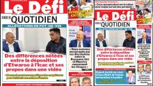 Voici la une du Défi Quotidien de ce Vendredi 22 Septembre 2023