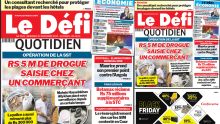 Voici la une du Défi Quotidien de ce Mercredi 22 Novembre 2023