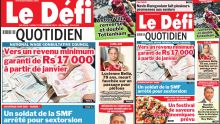 Voici la une du Défi Quotidien de ce Lundi 27 Novembre 2023
