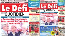 Voici la une du Défi Quotidien de ce Jeudi 11 Avril 2024