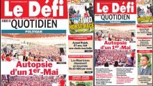 Voici la une du Défi Quotidien de ce Vendredi 03 Mai 2024
