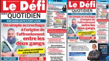 Voici la une du Défi Quotidien de ce Mercredi 08 Mai 2024