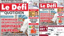 Voici la une du Défi Quotidien de ce Jeudi 24 Avril 2025