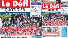 Voici la une du Défi Quotidien de ce Lundi 05 Mai 2025