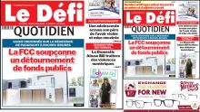 Voici la une du Défi Quotidien de ce Jeudi 08 Mai 2025