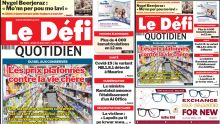Voici la une du Défi Quotidien de ce Jeudi 29 Mai 2025