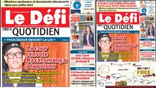 Voici la une du Défi Quotidien de ce Mardi 02 Decembre 2025