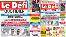 Voici la une du Défi Quotidien de ce mardi 01 mars 2022