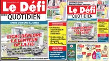 Voici la une du Défi Quotidien de ce mardi 12 avril 2022