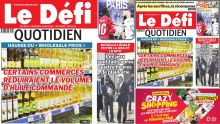 Voici la une du Défi Quotidien de ce vendredi 06 Mai 2022