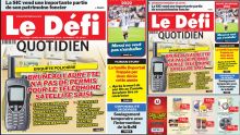 Voici la une du Défi Quotidien de ce lundi 14 Novembre 2022