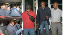 [En images] L’ancien ministre des Finances Padayachy conduit au centre de détention de Moka