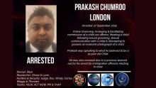 Opération visant les prédateurs sexuels en ligne : un Mauricien arrêté à Londres dans une affaire de grooming