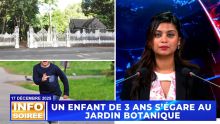 [Info Soirée] : « UN ENFANT DE 3 ANS S’ÉGARE AU JARDIN BOTANIQUE »