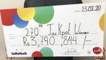 Loto : un habitant de Goodlands remporte Rs 3,7 millions