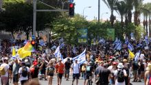 Des milliers d'Israéliens dans la rue pour réclamer de leur gouvernement un accord de cessez-le-feu à Gaza