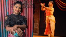 La célèbre danseuse de  Bharata Natyam à Maurice