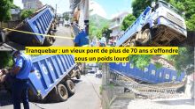 Tranquebar : un vieux pont de plus de 70 ans s’effondre sous un poids lourd