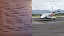 Jet privé à Maurice : voici la liste des passagers