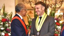 Visite du président Macron : Ramgoolam élevé au rang de Grand Croix de la Légion d'honneur