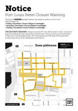 Festival Porlwi by Light: les rues qui seront fermées