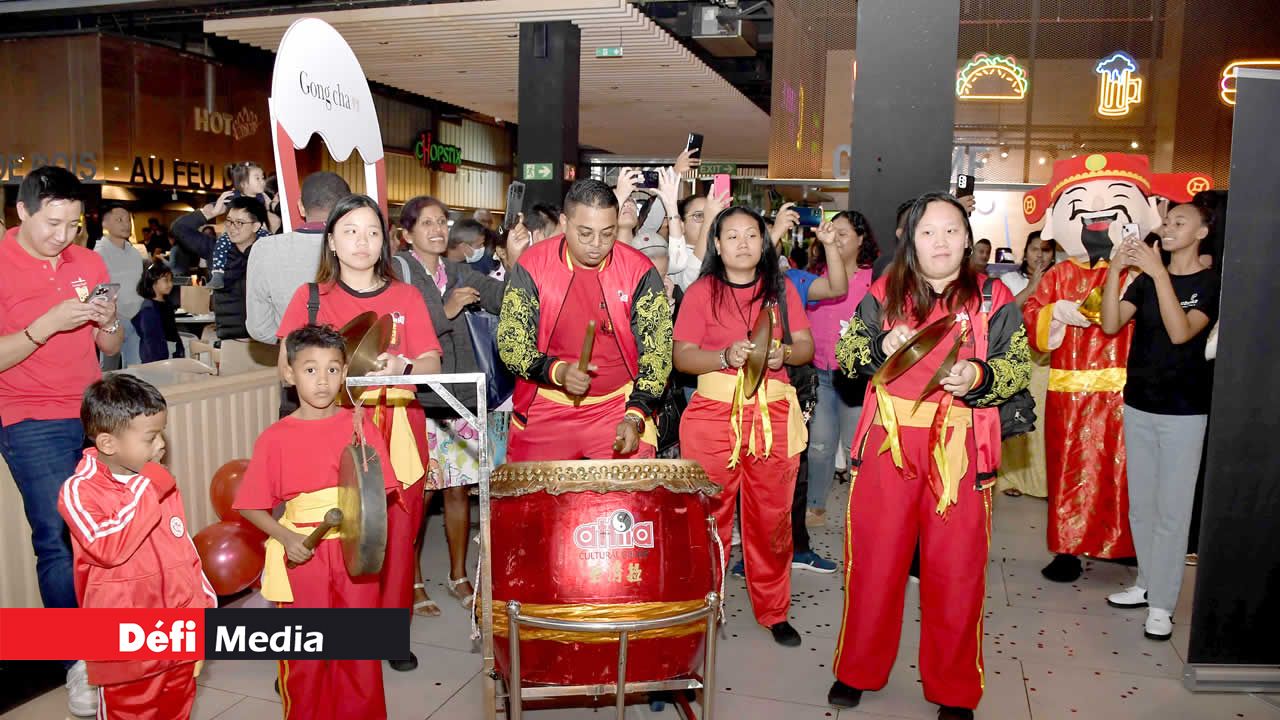 L’ambiance était festive, avec des animations pour l’ouverture.