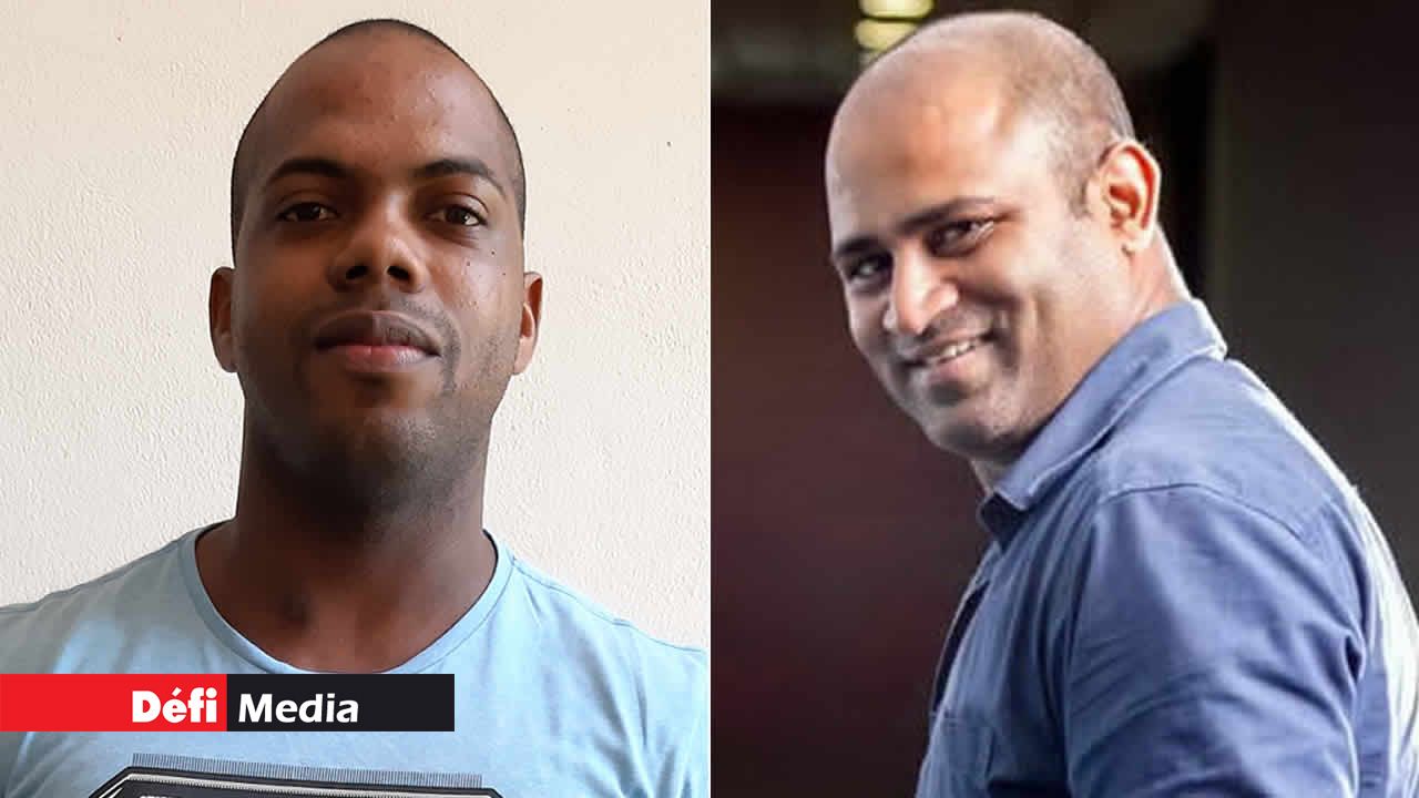 Cédric Coret et Magarajen Moonien