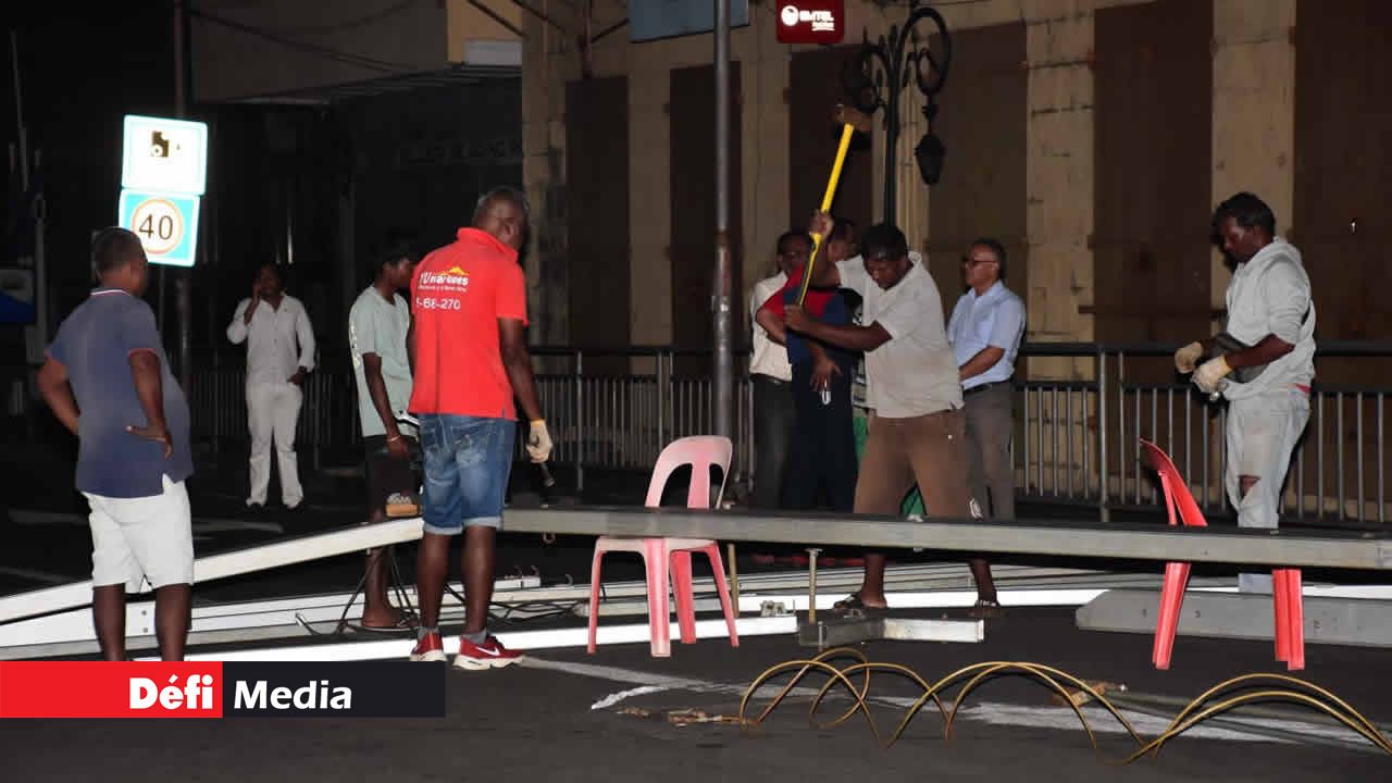 Malgré l’absence de fourniture électrique à la municipalité de Port-Louis, toutes les dispositions ont été prises pour que les travaux avancent.