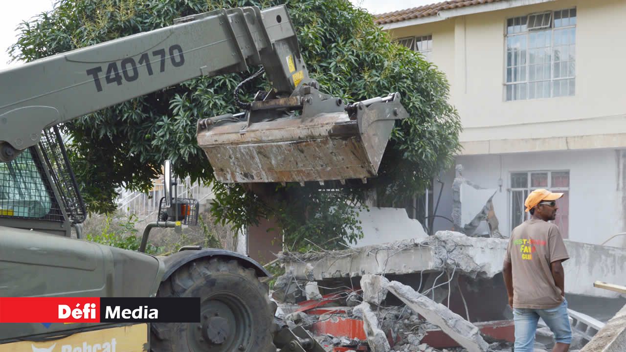 Démolition des maisons