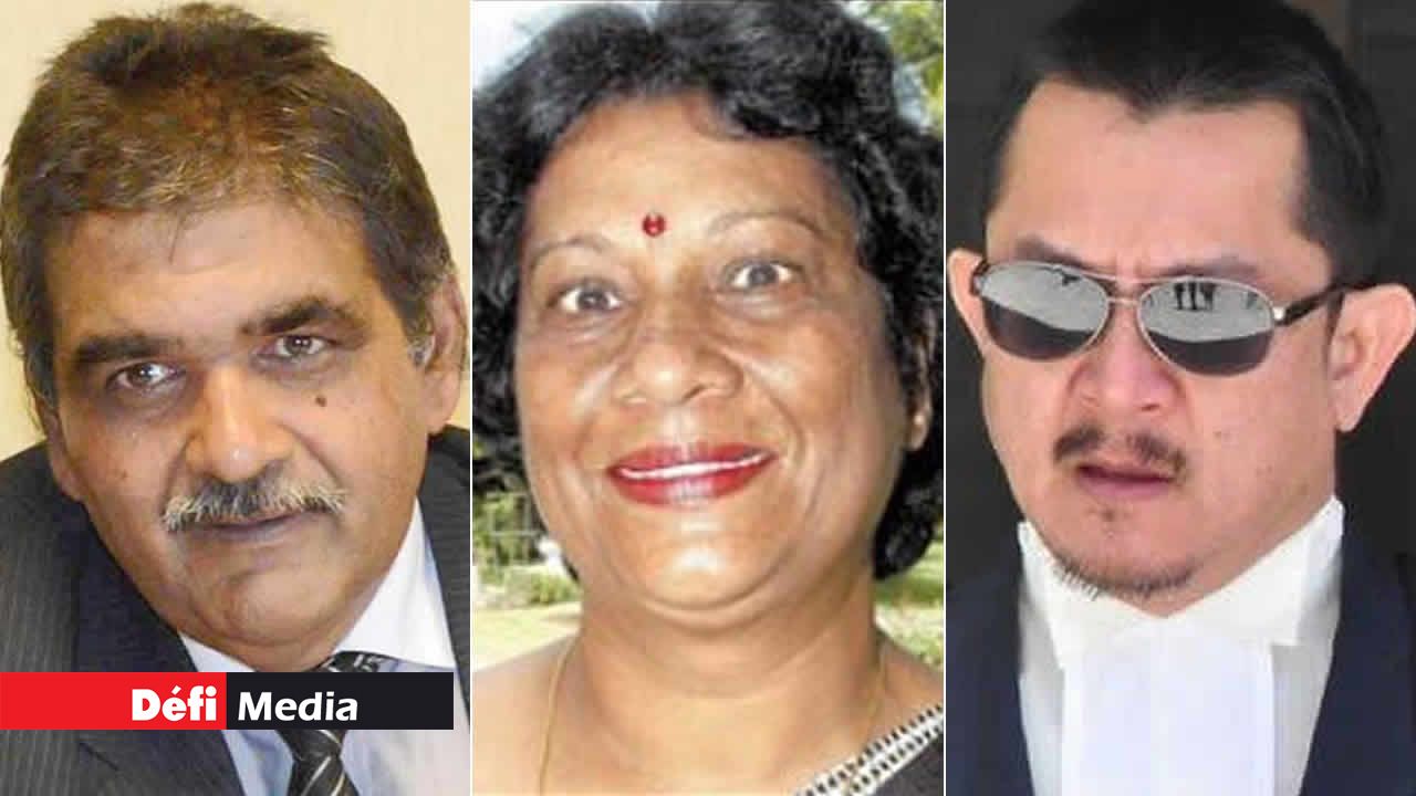 Phalraj Servansingh, Deviyanee Beesoondoyal et Dick Ng Sui Wah