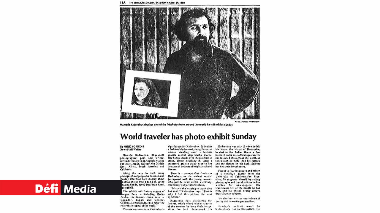 En 1980, il devient peu à peu connu. Son aventure est racontée dans les journaux aux États-Unis, où il s’est installé. Il deviendra aussi reporteur d’images pour plusieurs journaux, dont le Times Magazine.
