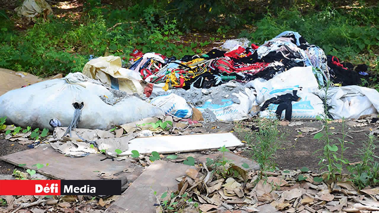 Certaines terres inexploitées ont été converties en dépotoirs à ciel ouvert.