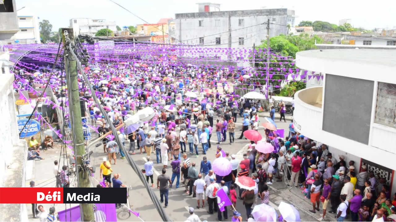 L’assistance des mauves vue d’en haut vers 11h40.