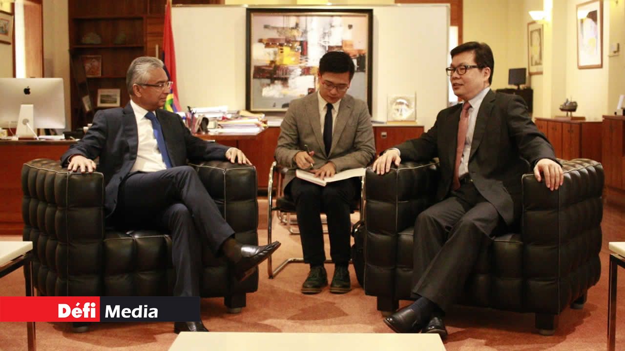 Diplomatie Relations Maurice/Chine