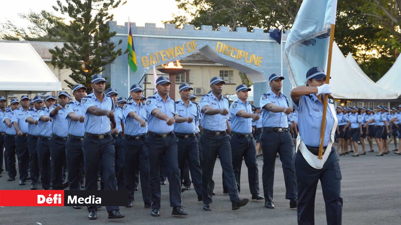 Parade des policiers