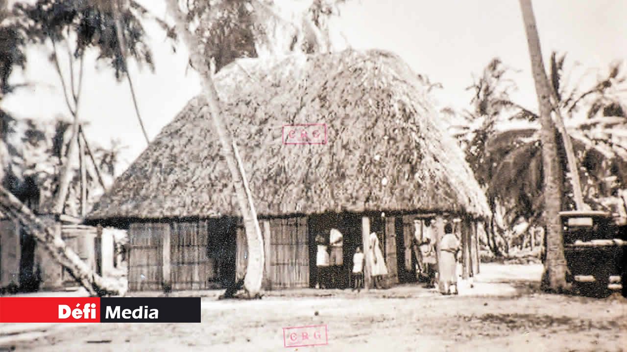 C’est dans ce type de hutte que les Chagossiens vivaient à l’époque.