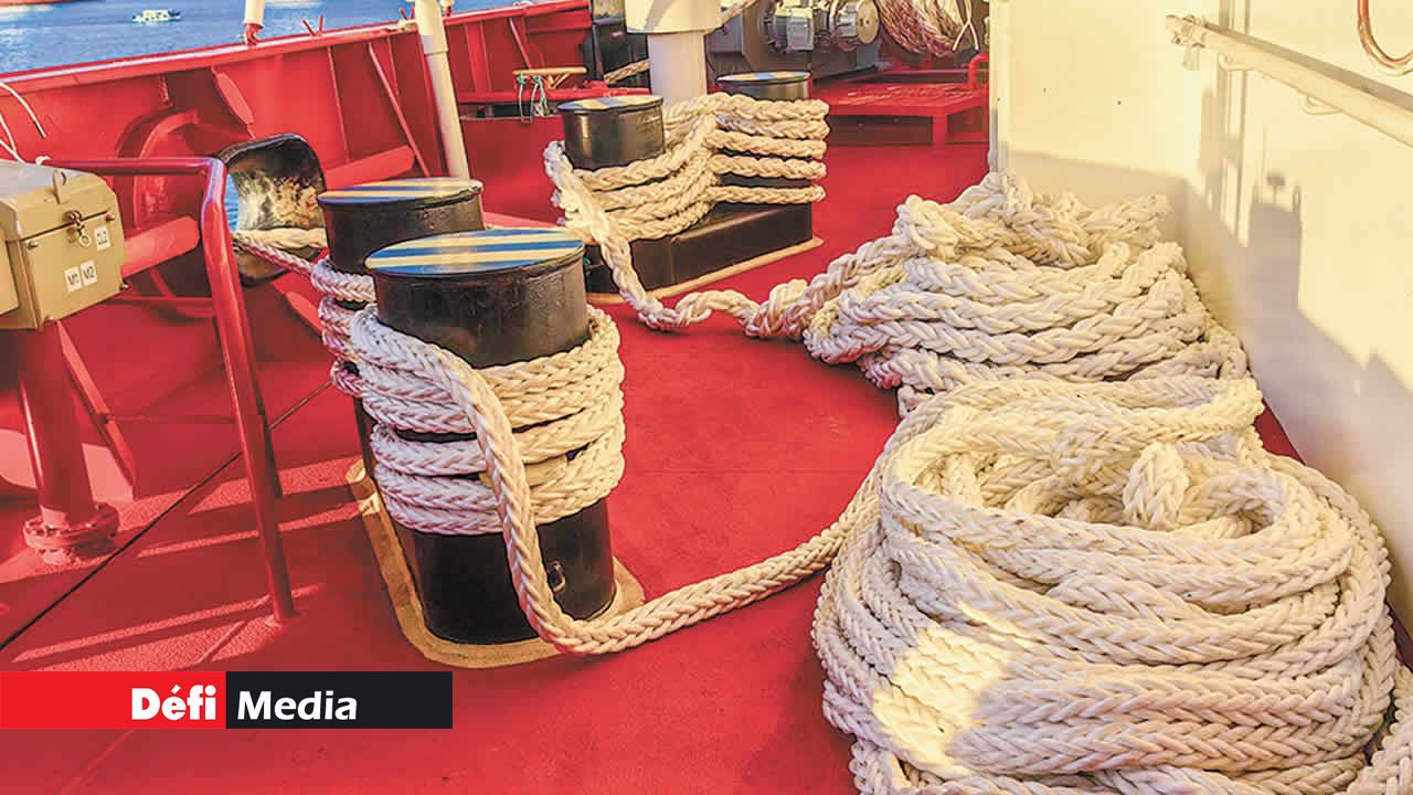 Le système d’amarrage des cordes.