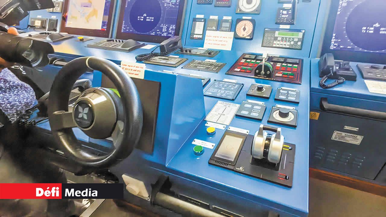 Le système de navigation sur le pont.