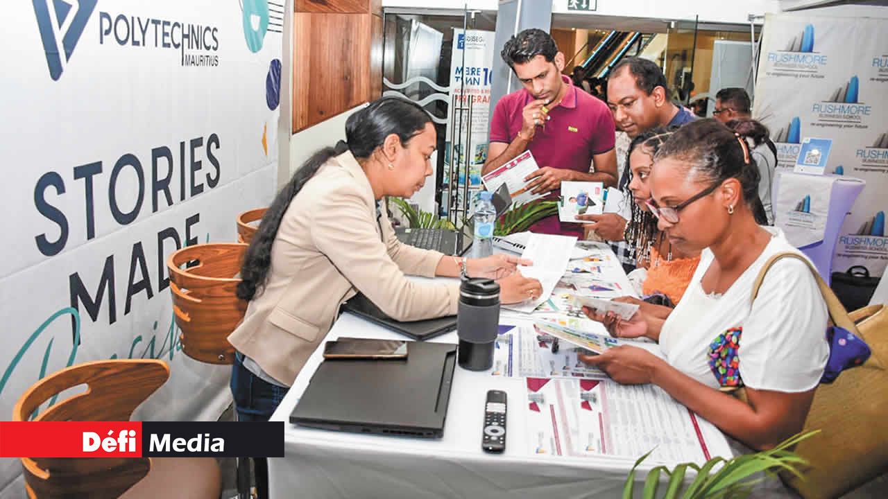 Le stand de Polytechnics Mauritius a été très visité.