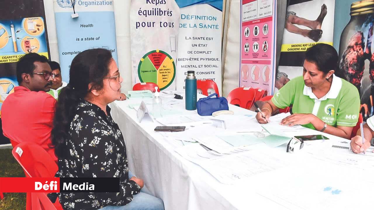 Le public a pu profiter de dépistages médicaux gratuits.