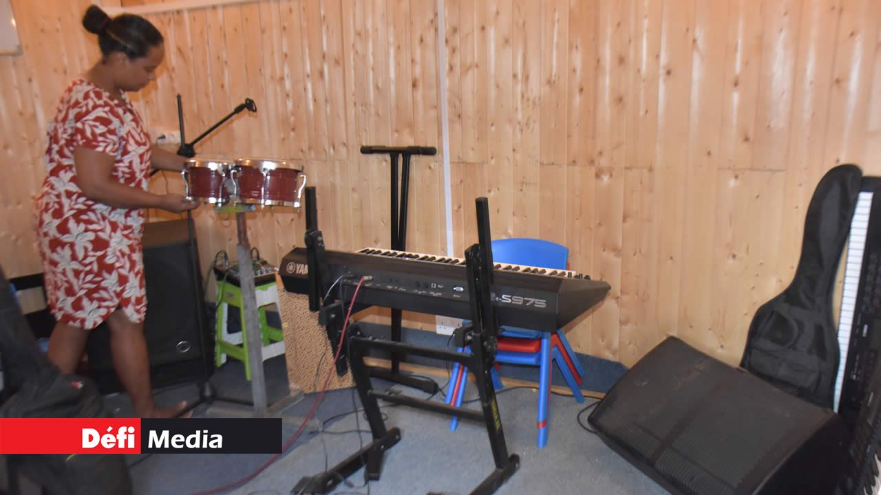 Le studio aménagé pour ses enfants.