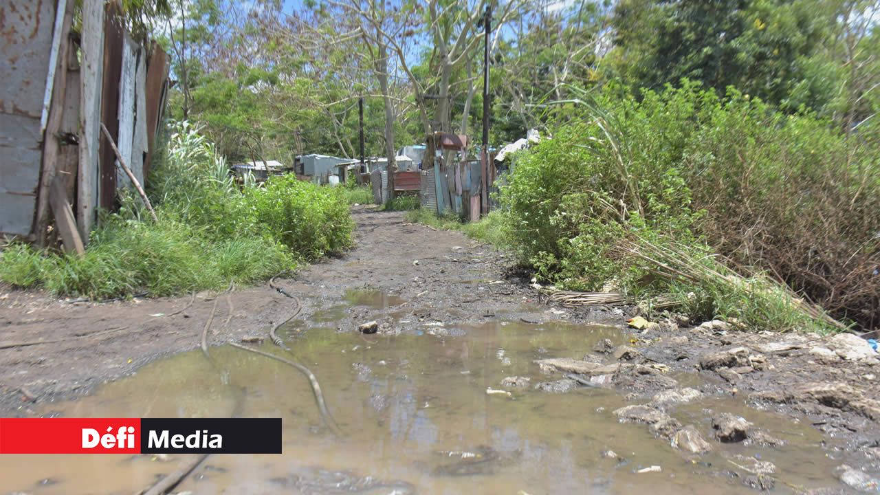 L’état des chemins après des grosses pluie.