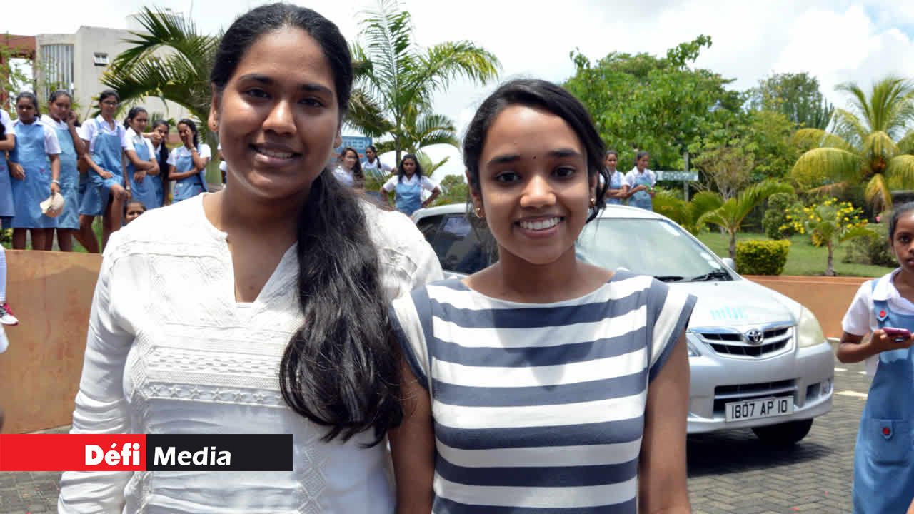 Richa Doorgesha Jheengun et Goomaathi Mooneegadoo.