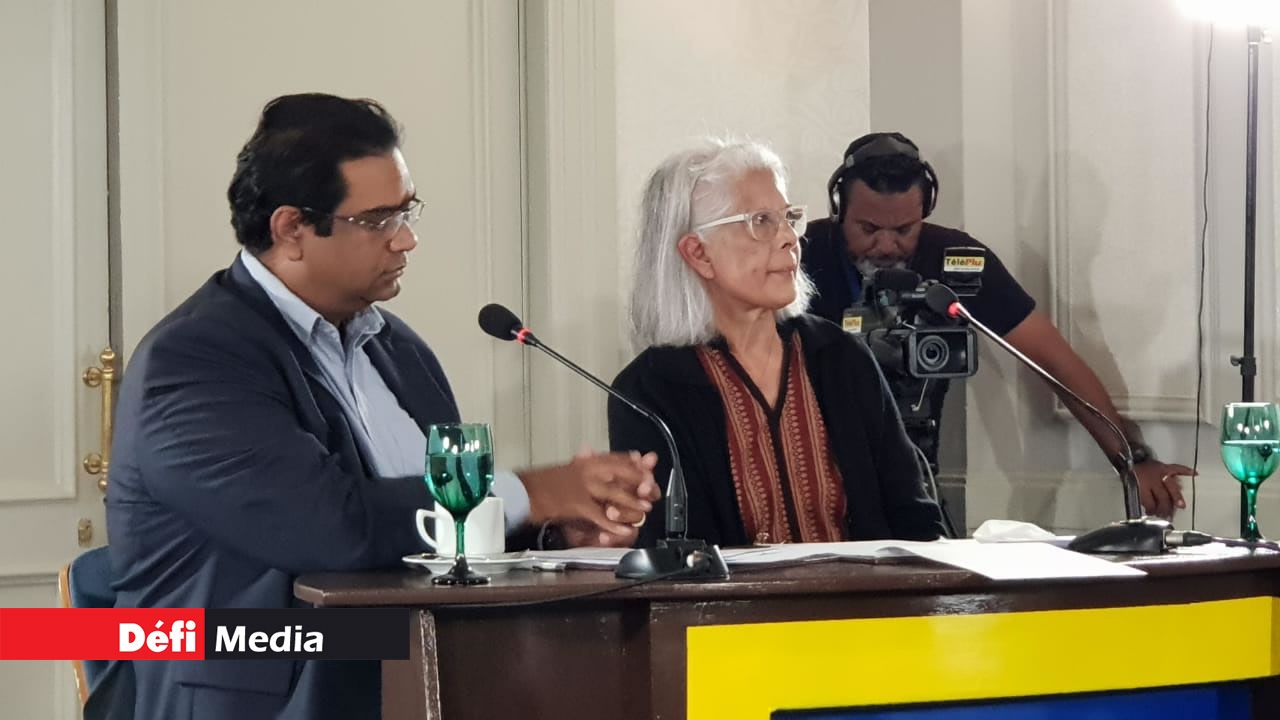 Kevin Ramkaloan et Vidula Nababsing.