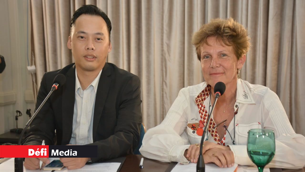 Jean Eric Wong Cheong et Catherine Gris