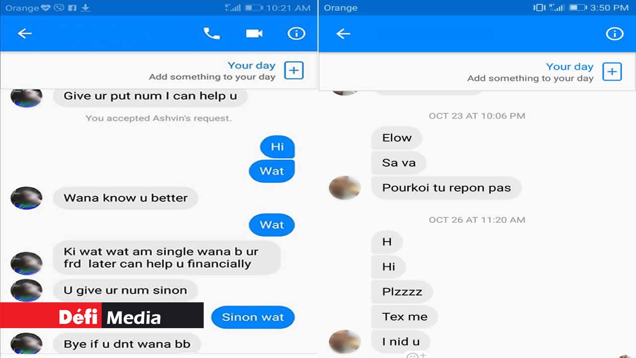 Propositions indécentes sur les réseaux sociaux