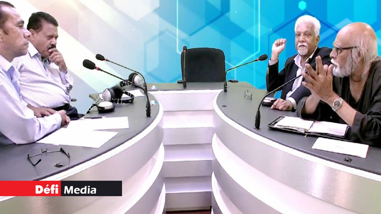 Le Dr Ram Seegobin et Jean Claude de l’Estrac.