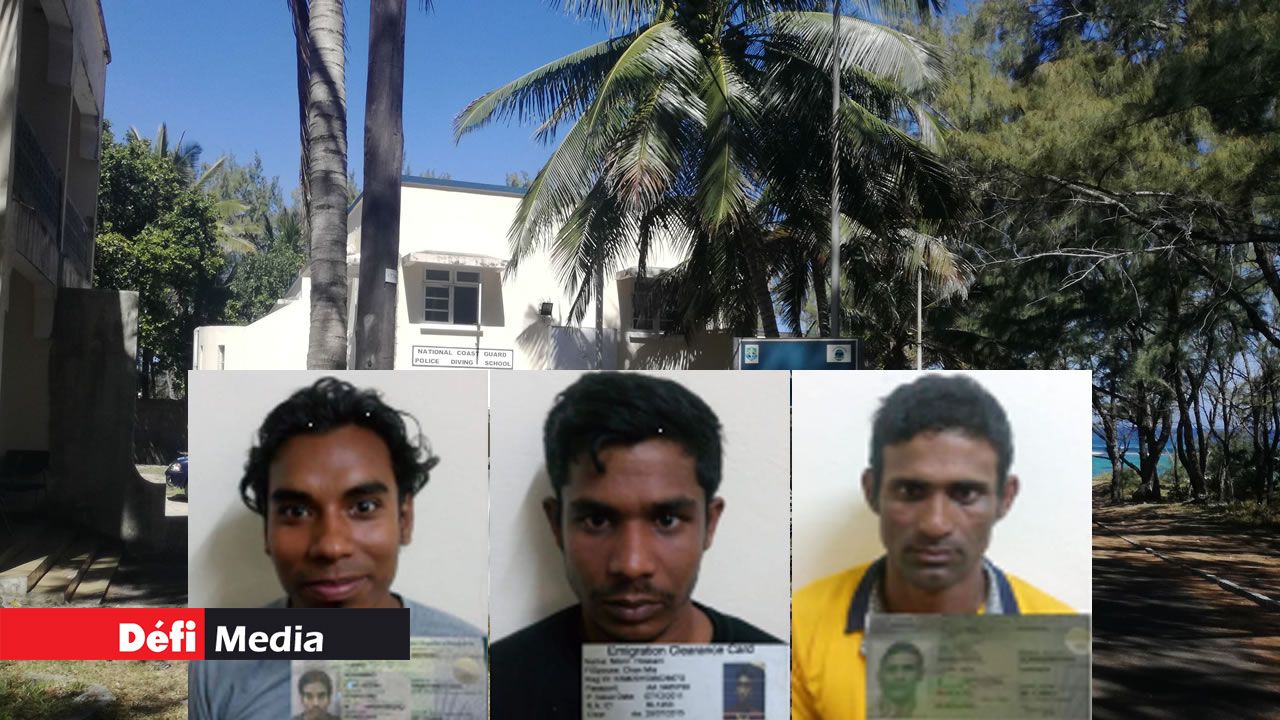 Les trois clandestins bangladais.