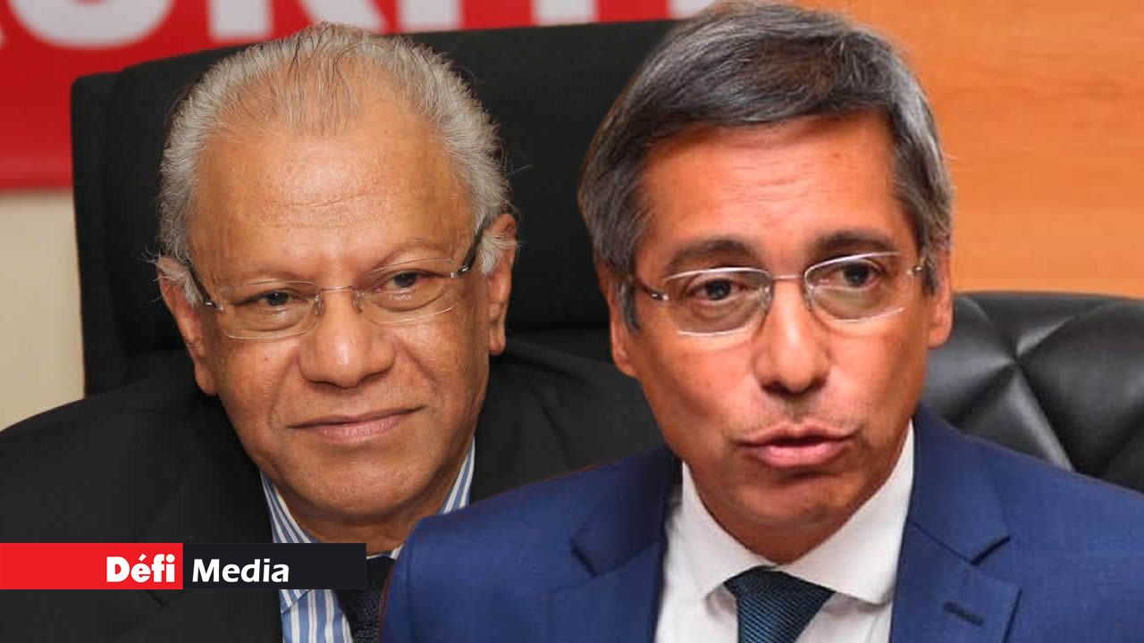 Navin Ramgoolam et Xavier-Luc Duval