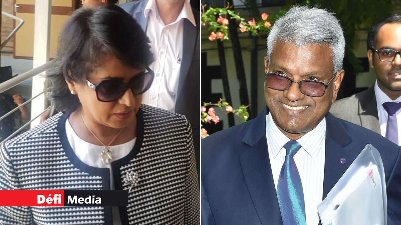 Ameenah Gurib-Fakim et Dass Appadu.